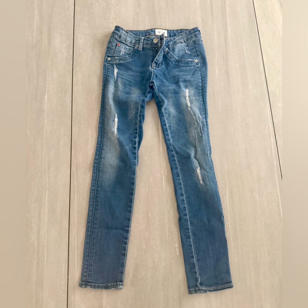 Hudson Kids’ Skinny Faded Blue Jeans
